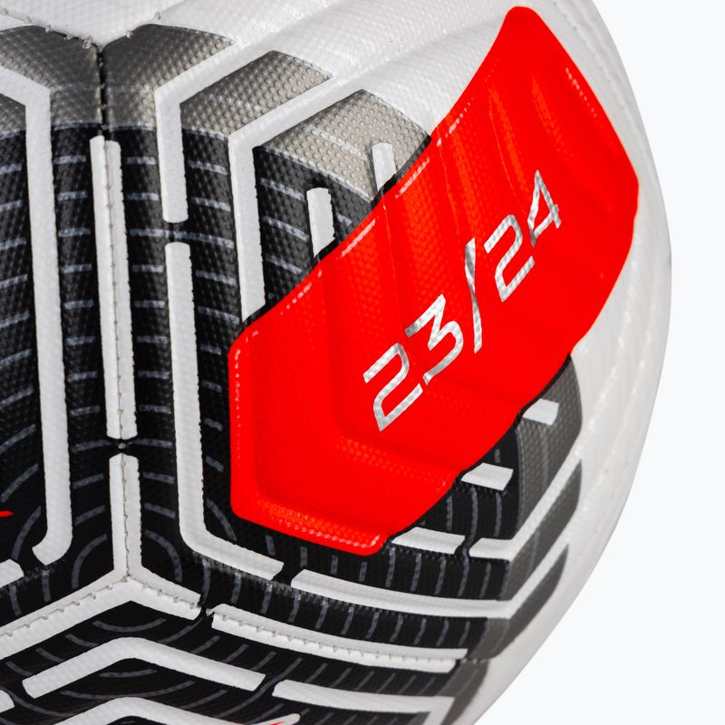 Minge de fotbal Nike Academy white/black/bright crimson mărimea  4