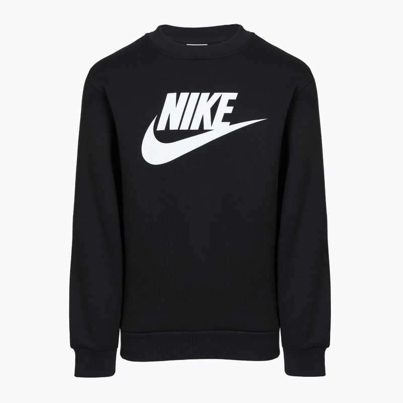 Bluză pentru copii Nike Sportswear Club Fleece Comet Black/White