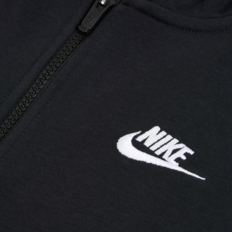 Bluză pentru copii Nike Club Fleece black/white 3