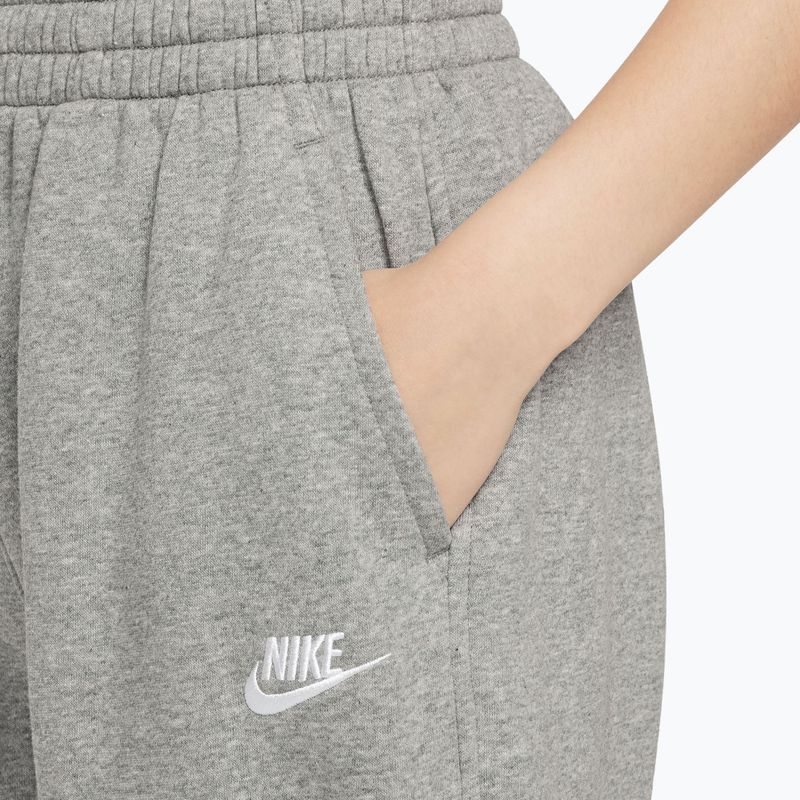 Pantaloni pentru copii Nike Sportswear Club Fleece dark grey heather/base grey/white 3