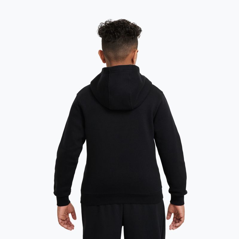 Bluză pentru copii Nike Sportswear Club Fleece black/white 6