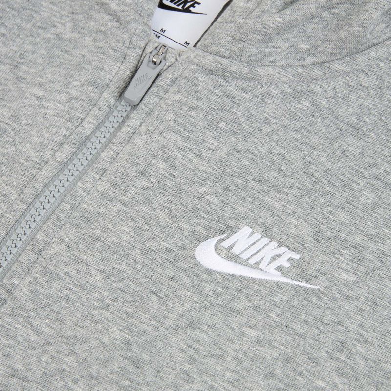 Bluză pentru copii Nike Sportswear Club Fleece dark grey heather/base grey/white 3