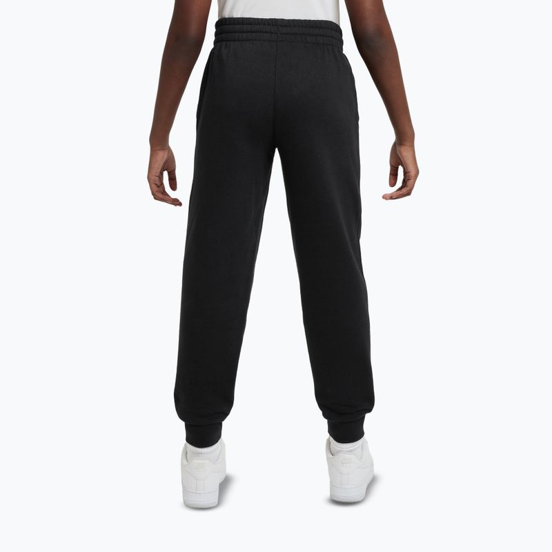 Pantaloni pentru copii Nike Sportswear Club Fleece black/white 3