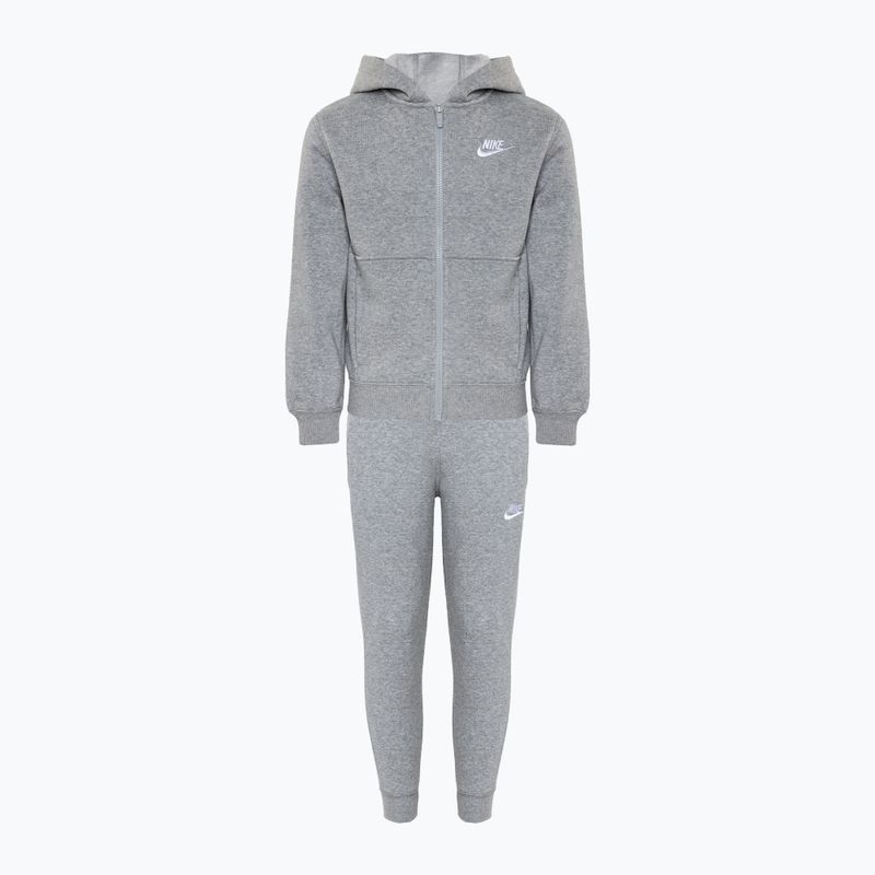 Trening pentru copii Nike Sportswear dark gray heather/ white