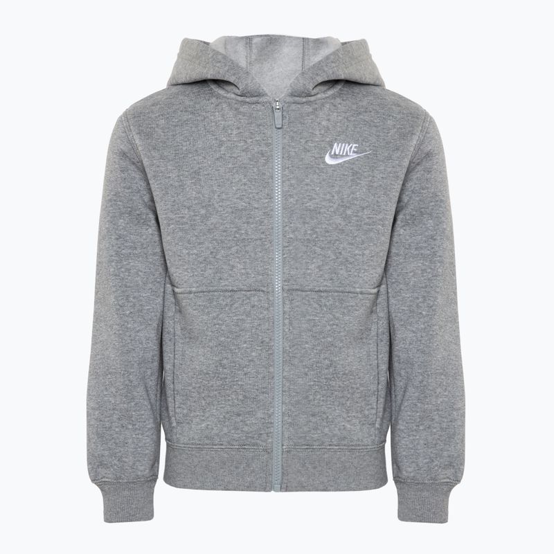 Trening pentru copii Nike Sportswear dark gray heather/ white 2