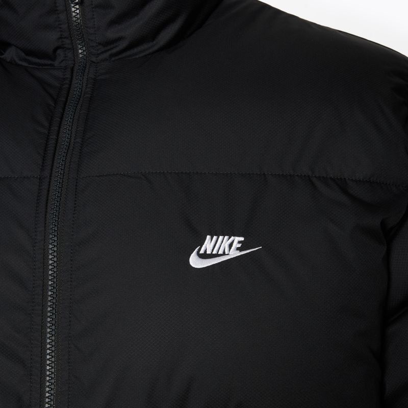 Geacă izolată pentru bărbați Nike Sportswer Club Puffer black/white 3