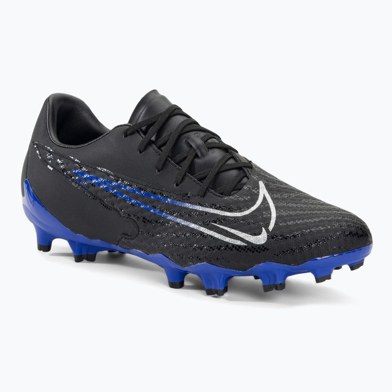 Încălțăminte de fotbal Nike Phantom GX Academy FG/MG black/chrome/hyper royal