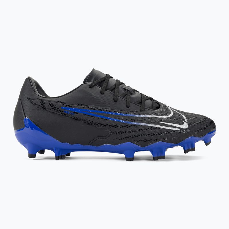 Încălțăminte de fotbal Nike Phantom GX Academy FG/MG black/chrome/hyper royal 2