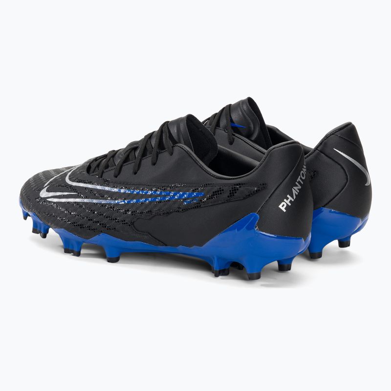 Încălțăminte de fotbal Nike Phantom GX Academy FG/MG black/chrome/hyper royal 3