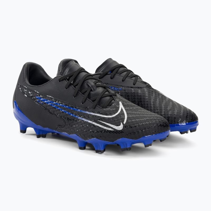 Încălțăminte de fotbal Nike Phantom GX Academy FG/MG black/chrome/hyper royal 4