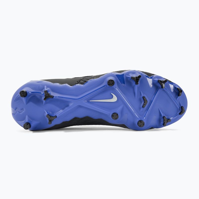 Încălțăminte de fotbal Nike Phantom GX Academy FG/MG black/chrome/hyper royal 5