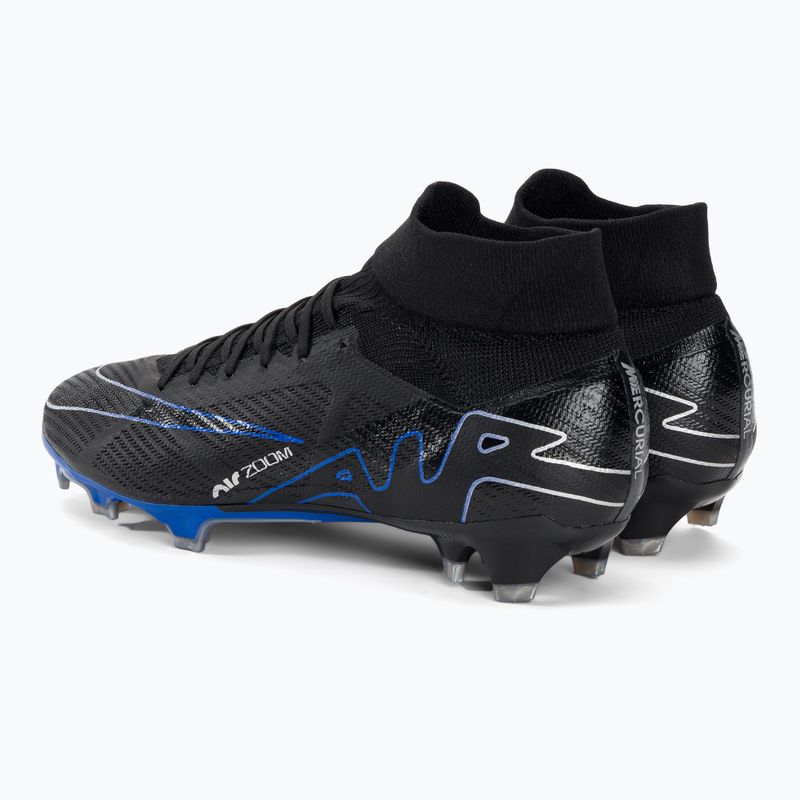 Încălțăminte de fotbal Nike Zoom Mercurial Superfly 9 Pro FG black/chrome/hyper royal 3