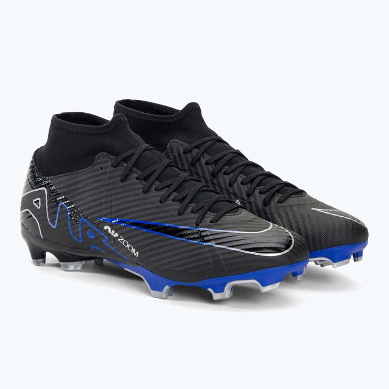 Încălțăminte de fotbal Nike Zoom Mercurial Superfly 9 Academy MG black/chrome/hyper real 4