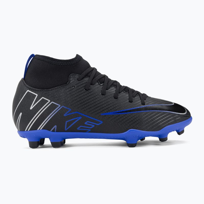 Încălțăminte de fotbal pentru copii Nike JR Mercurial Superfly 9 Club FG/MG black/chrome/hyper real 2