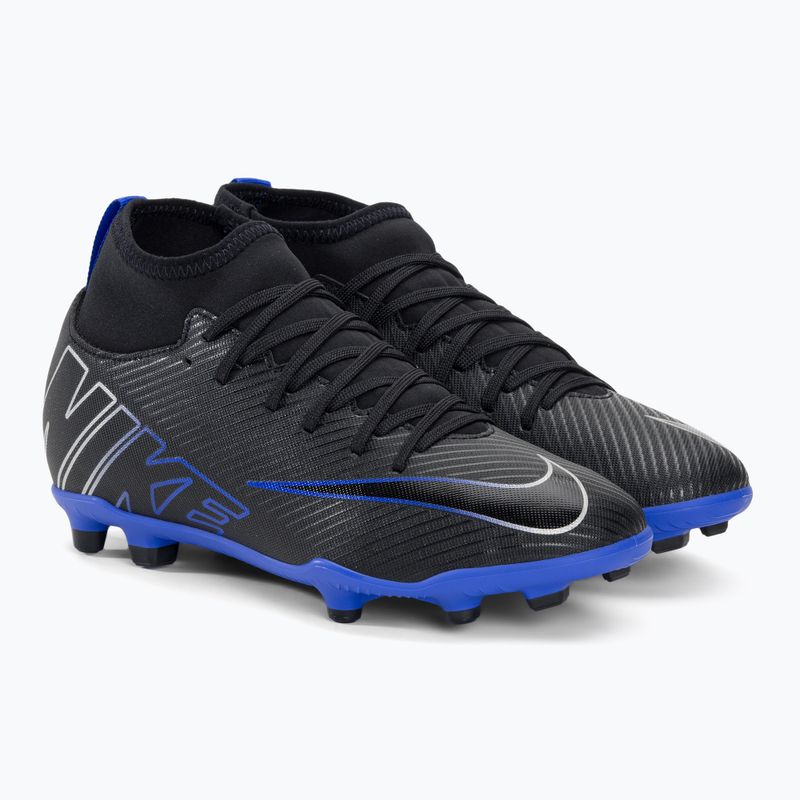 Încălțăminte de fotbal pentru copii Nike JR Mercurial Superfly 9 Club FG/MG black/chrome/hyper real 4