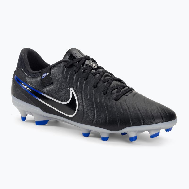 Încălțăminte de fotbal Nike Tiempo Legend 10 Academy MG black/chrome/hyper real