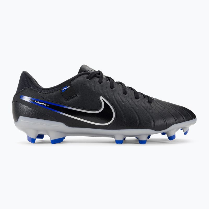 Încălțăminte de fotbal Nike Tiempo Legend 10 Academy MG black/chrome/hyper real 2