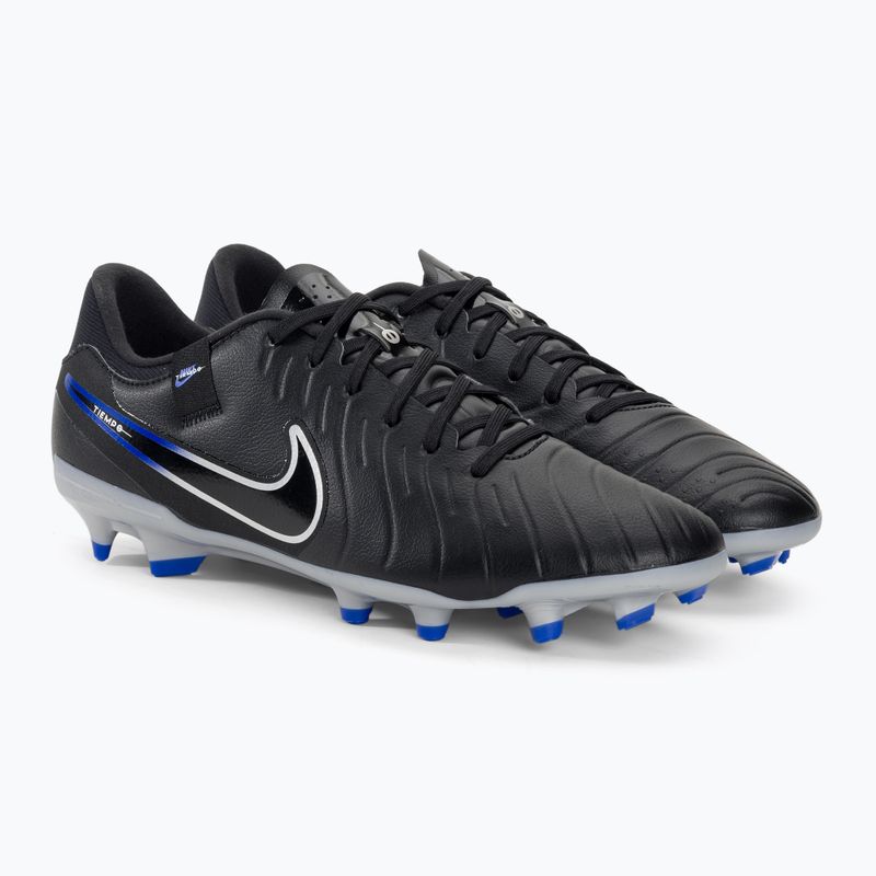 Încălțăminte de fotbal Nike Tiempo Legend 10 Academy MG black/chrome/hyper real 4