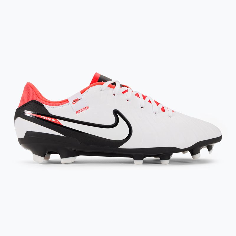 Încălțăminte de fotbal Nike Tiempo Legend 10 Academy MG white/black/bright crimson 2