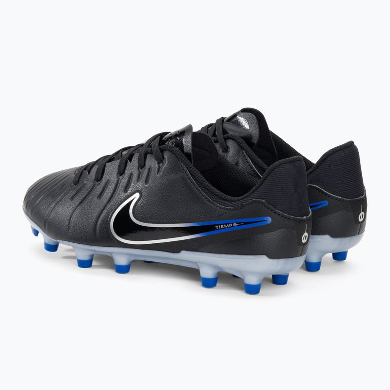 Încălțăminte de fotbal pentru copii Jr Legend 10 Academy FG/MG black/chrome/hyper real 3