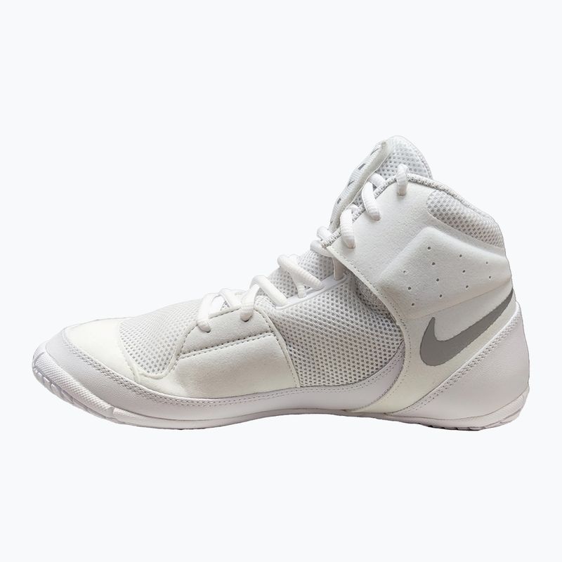 Încălțăminte de wrestling Nike Fury white/metallic silver 3