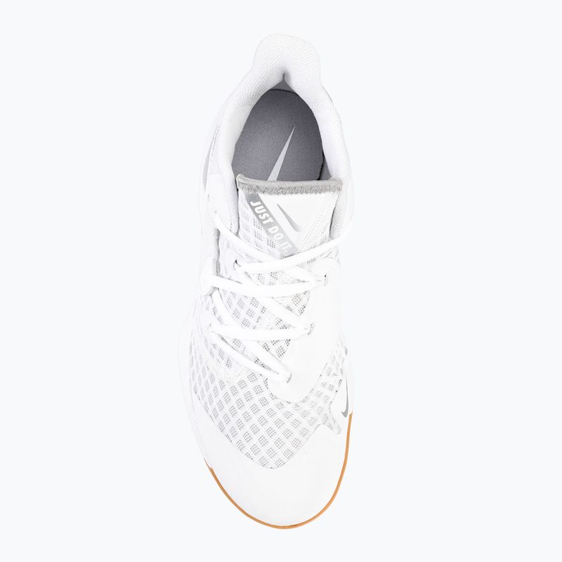 Pantofi de volei Nike Zoom Hyperspeed Court SE alb/argintiu metalic gumă 6