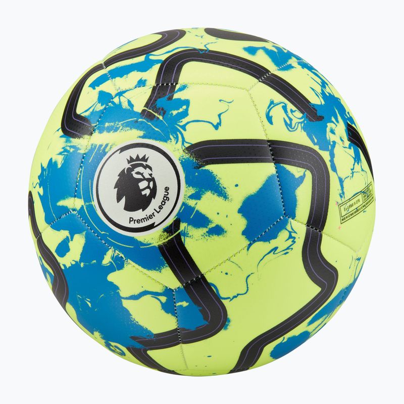 Minge de fotbal Nike Premier League Pitch volt/blue nebula/black mărime 5 5