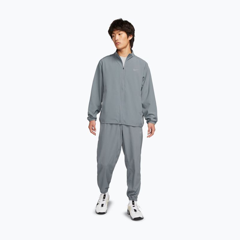 Pantaloni pentru bărbați Nike Dri-Fit Form Tapered smoke grey/black 2