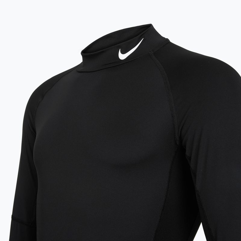 Longsleeve de antrenament pentru bărbați Nike Pro Dri-Fit Mock-Neck black/white 8