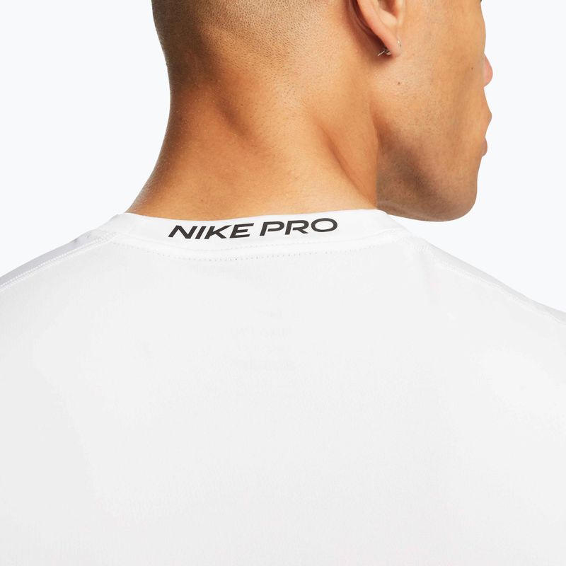 Tricou pentru bărbați Nike Pro Dri-Fit Tight Sleeveless Fitness white/black 5