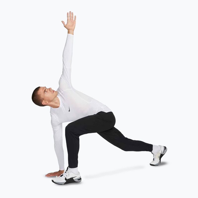 Longsleeve de antrenament pentru bărbați Nike Pro Dri-Fit Tight Fitness white/black 2