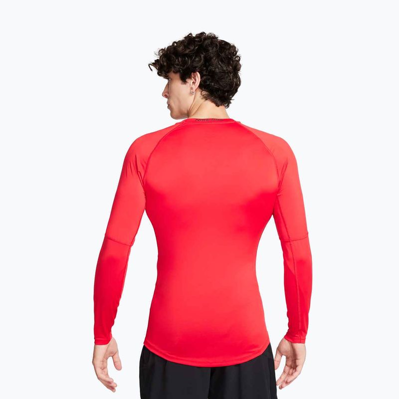 Longsleeve de antrenament pentru bărbați Nike Pro Dri-Fit Tight Fitness university red/black 3