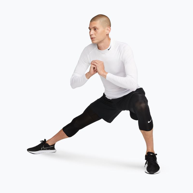 Colanți de fitness pentru bărbați Nike Pro Dri-Fit 3/4 Tight Fitness black/white 2