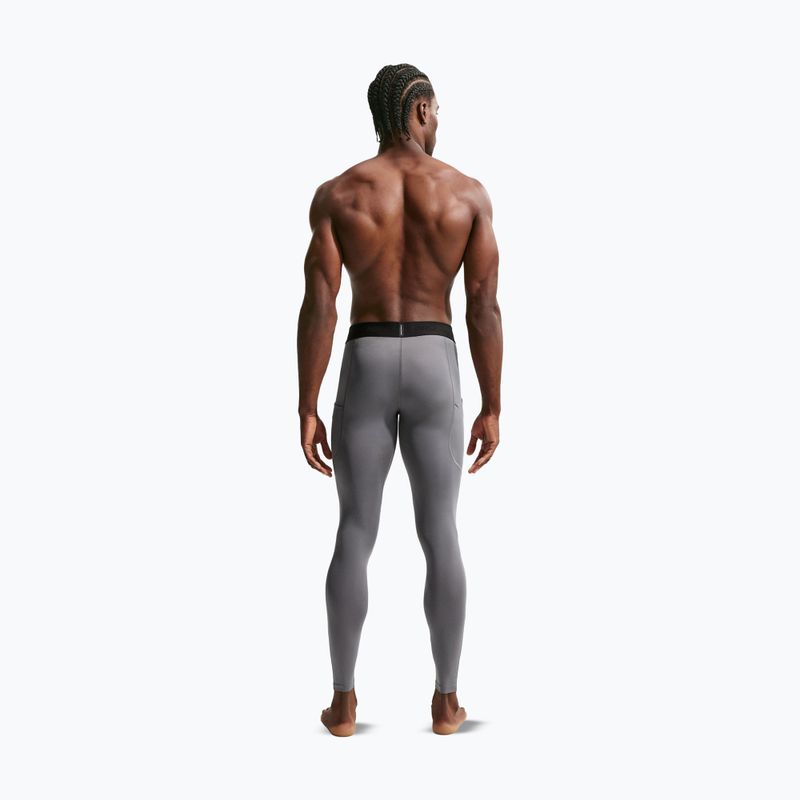 Colanți de antrenament pentru bărbați Nike Pro Dri-Fit Tight Fitness smoke grey/black 3