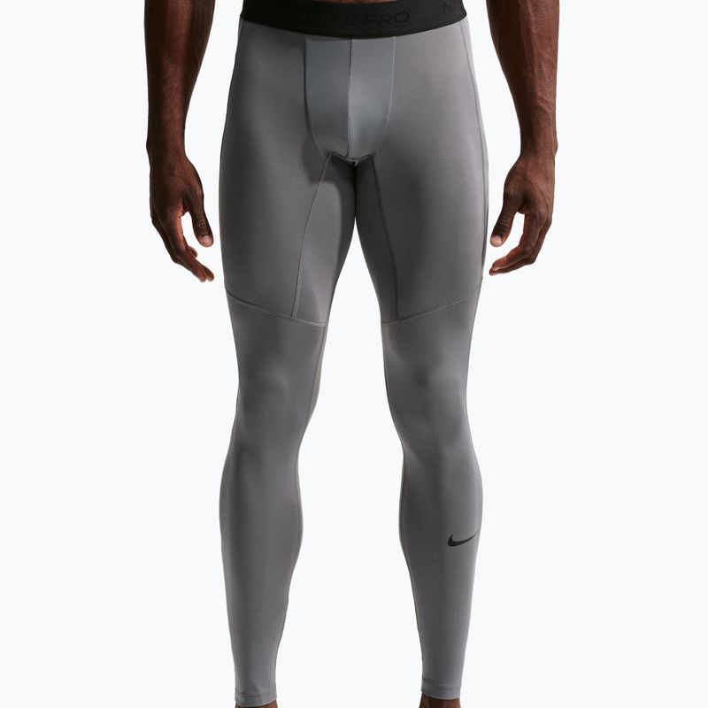Colanți de antrenament pentru bărbați Nike Pro Dri-Fit Tight Fitness smoke grey/black 4