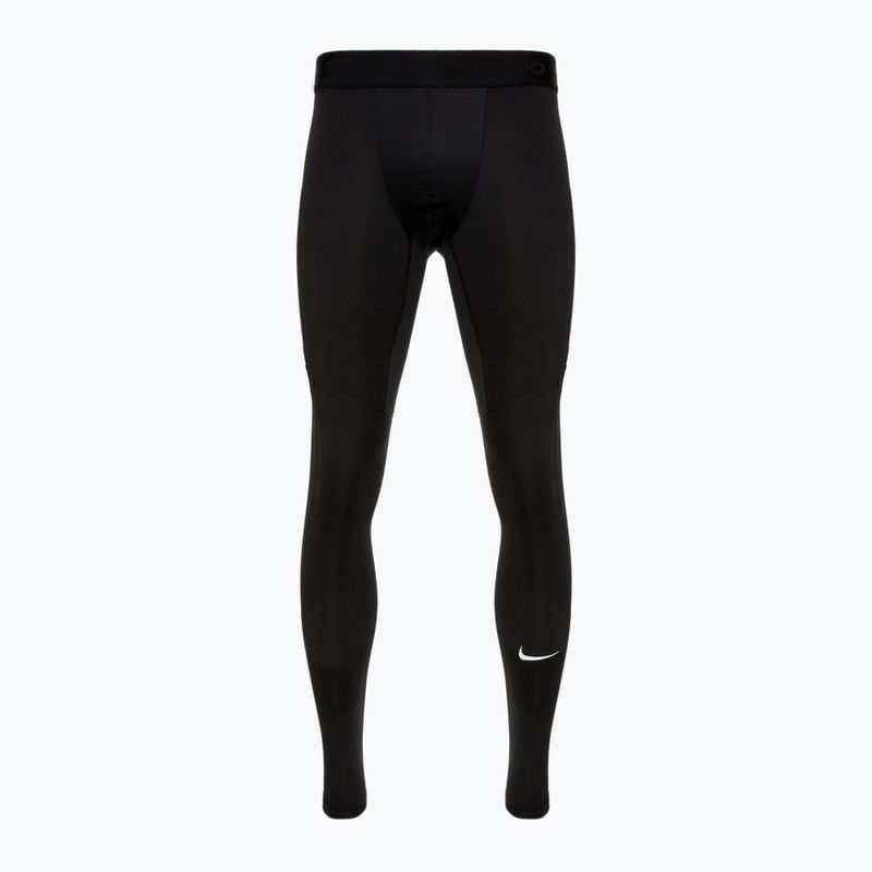 Colanți de antrenament pentru bărbați Nike Pro Warm black/white