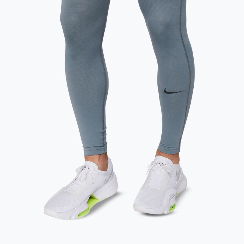 Colanți pentru bărbați Nike Pro Warm smoke grey/black 6