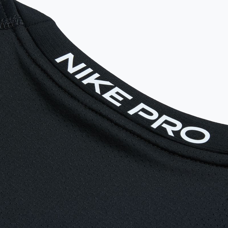 Bărbați de formare longsleeve Nike Pro Warm LS negru / alb 4