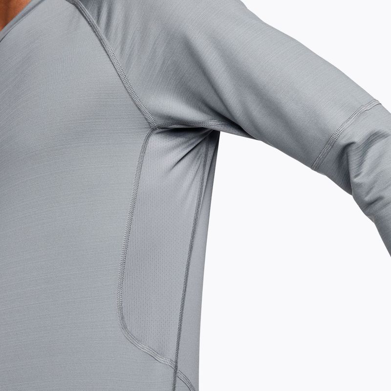 Longsleeve de antrenament pentru bărbați Nike Pro Warm smoke grey/black 6