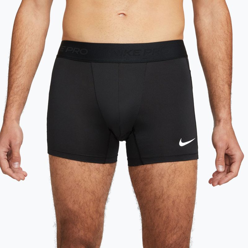 Pantaloni scurți de antrenament pentru bărbați Nike Pro Dri-Fit Brief 5" black/white 3