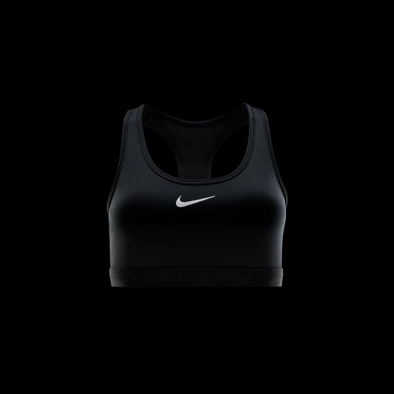 Sutien de antrenament Nike Swoosh Medium Support black/white 10