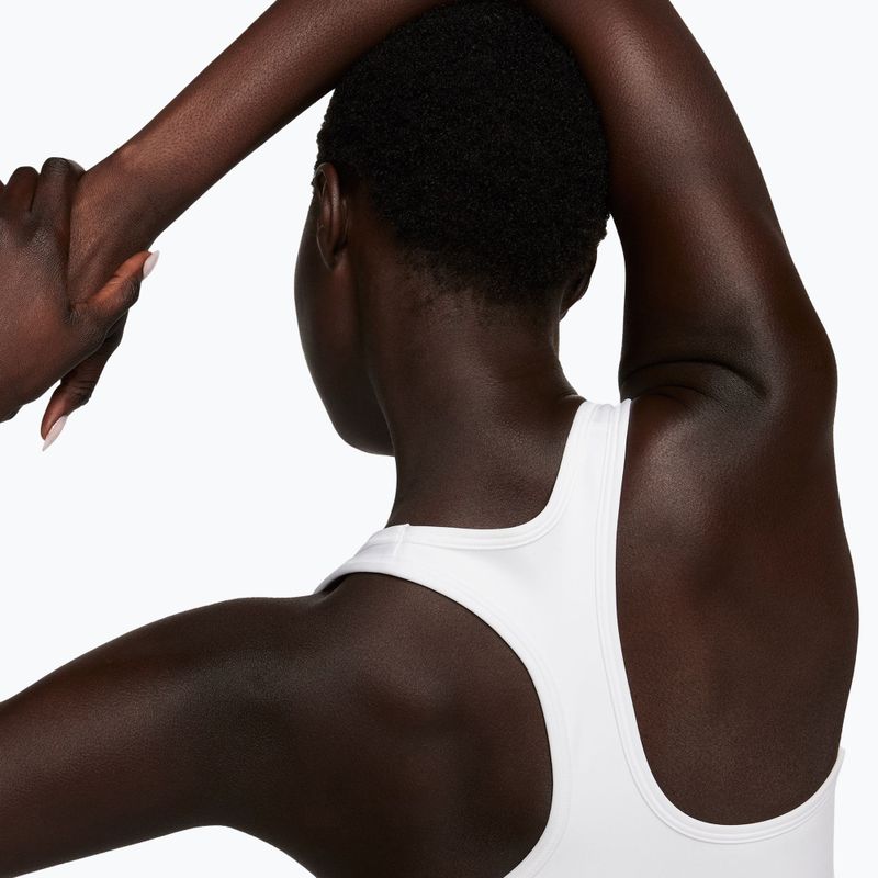 Sutien de antrenament Nike Swoosh Medium Support white/stone mauve/black 4