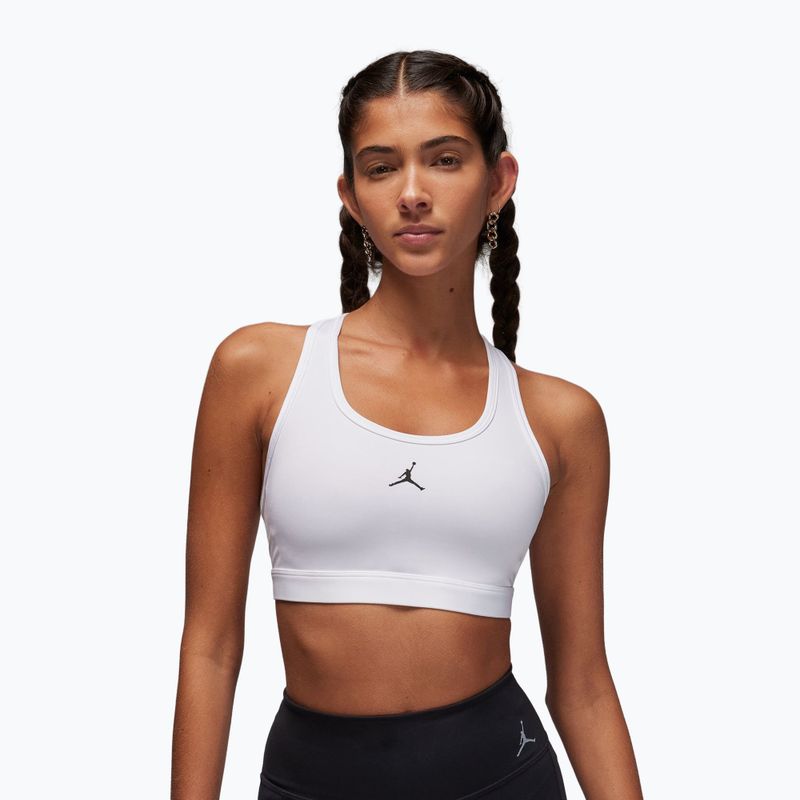 Sutien sport Jordan Sport Medium Support Jumpman white/stone mauve/black
