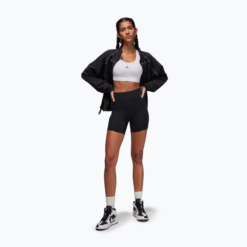 Biustonosz treningowy Nike Jordan Sport Medium Support Jumpman white/stone mauve/black 2