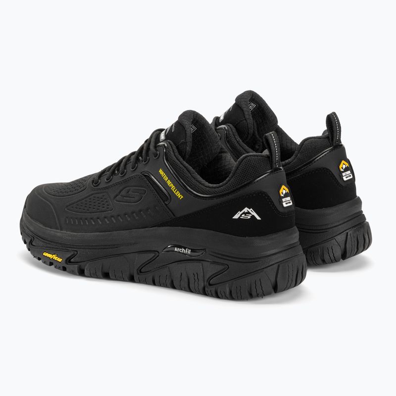 Pantofi de trekking pentru bărbați SKECHERS Arch Fit Road Walker Recon negru 3