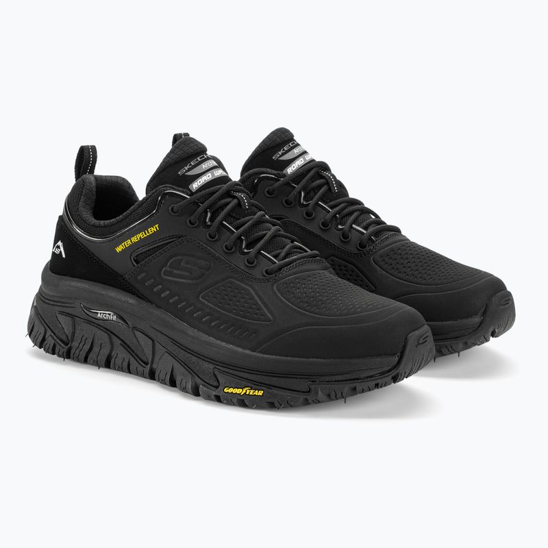 Pantofi de trekking pentru bărbați SKECHERS Arch Fit Road Walker Recon negru 4