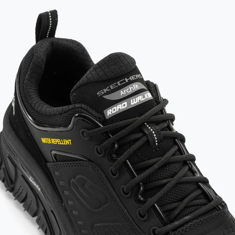Pantofi de trekking pentru bărbați SKECHERS Arch Fit Road Walker Recon negru 8