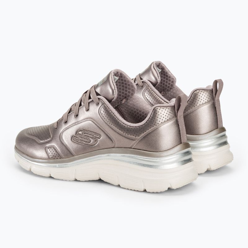Încălțăminte pentru femei SKECHERS Fashion Fit Glow Up pewter 3