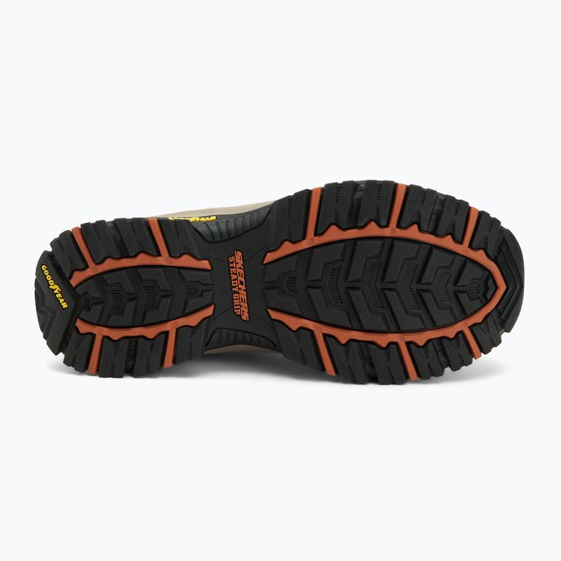 Încălțăminte bărbătească SKECHERS Arch Fit Dawson Raveno maro 4