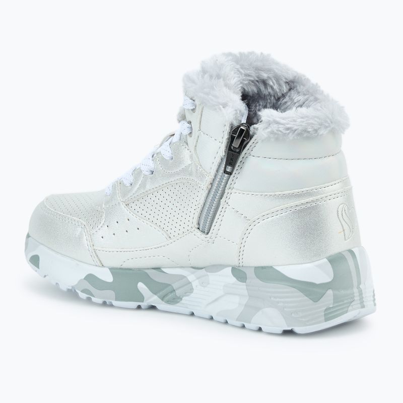 Încălțăminte pentru copii SKECHERS Uno Lite Camo Dazzle silver/grey 3